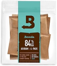 Boveda for Cigars | 84% RH 2-Way Humidity Control for Humidor Seasoning | Size 60 for Use with Every