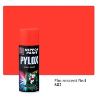 Nippon Paint Pylox Spray Paint Flourecent Red 602