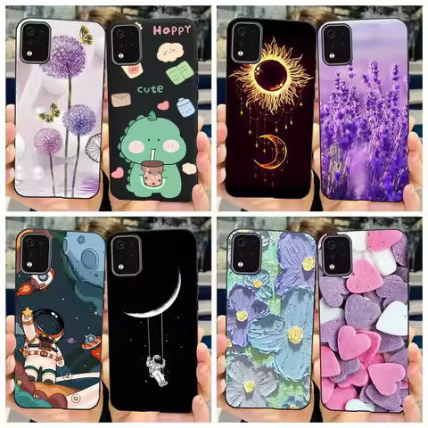 For LG K42 Case LM-K420 LM-K420H Luxury Painted Cover Soft Silicone TPU Phone Case For LG K42 K 42 L