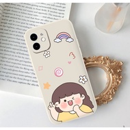 Square edge case lovely doublebag iphone 7plus 8plus xsmax 11 pro max 12 prm 13 14 promax 15prm plus