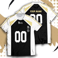 แฟชั่นใหม่ Jersey เสื้อยืด Vollyball เสื้อยืด Anime Haikyu Libero Fukurodani ทีม 2 2023