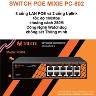 SWITCH POE MIXIE PC-802 AI 8+2, distance 250M, Smart Watchdog Technology