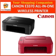 Canon Printer E3370 Compact Wireless All-In-One With LCD For Low-Cost Printing 2 Year Sg Warranty