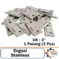 FIT Stainless Steel Door Cupboard Hinge 2 Inch 5 Cm Price Per Pair 2" 5Cm