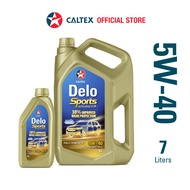 Caltex Delo Sports Advanced SAE 5W-40 Fully Synthetic Diesel Engine Oil (7 Liters)