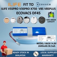 🔥BEST SELLER🔥Battery for ILIFE PX-B010 ECOVACS  2600mAh 14.4V V5SPro / V3SPro / V8S / X750 / V8 Plus