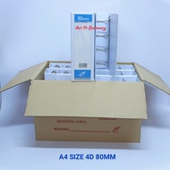 EAST FILE A4 2D 3D & 4D RING FILE (AVAILABLE IN 25MM | 40MM | 50MM | 65MM | 80MM) READY STOCK