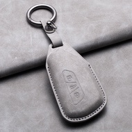 Leather Car Key Case Cover Fob Keychain For VW Volkswagen Golf 7 MK7 Tiguan MK2 for Ateca Leon FR Ib