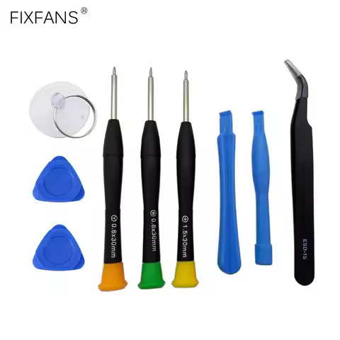 9 in 1 Repair Tool Opening Kit for iPhone 7 8 Plus X XS 11 12 Pro Precision 0.8mm Pentalobe Y000 0.6