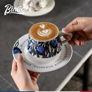 Coffee Utensils Hand-Brewed Coffee Cup Bincoo Italian Ceramic Coffee Cup Saucer Set Garland Coffee C