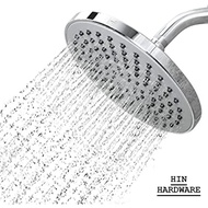 HIN Stainless Steel 6" Round Shower Head Set with Shower Arm