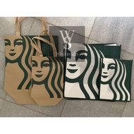 Starbucks Siren Spunbond Spunbound Tas Reusable Tote Bag Original Goodie New Paper Jeans Canvas Excelso Sling Gym Coffee Capsule Tumbler Merch Merchandise Card Summer Spring Winter Mini Small Medium Large Teavana VIA Whole Bean Black Flavoured Iced