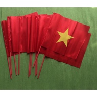 Combo of 5 Vietnamese flags, football cheer flags, small handheld flags