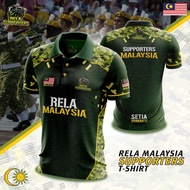 RELA MALAYSIA POLO SHIRT SUPPORTERS 3D PRINT T-Shirt Muslim Can Be Customized 46e 7e6
