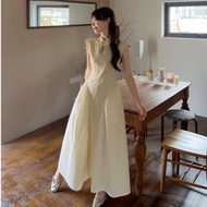 Jinse Mystique boutiqu Áo sườn xám cách tân cài cúc Mới Mùa Hè 2024 cho nữ ĐầM Trung Quốc Mới Thêu H