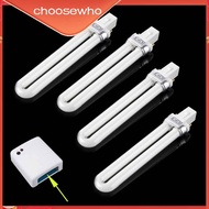 【Choo】4Pcs 9W Nail Dryer UV Lamps Tube Light Bulbs Dryers Replacement Curing Multifunctional Manicure Pedicure Adult Grip Fingernail