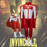 Meiman invincible invincible Young Man Almighty cos Children Halloween Superman Dress Up Bodysuit