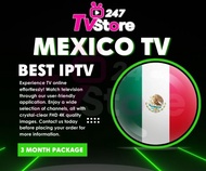 Online TV Mexico Channels Package 3 Months, ทีวีออนไลน์ประเทศเม็กซิโก สามารถรับชม กีฬา, ข่าวและช่องอื่นๆอีกมากมายหลายช่อง,ใช้งานง่ายผ่านแอพพลิเคชั่น