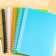 Set of plastic notebook covers, transparent color A5 / B5 / A4 page tabs for notebook covers -Alessi