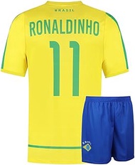 Brazil Football Kit Home Ronaldinho - World Cup 2002 - Child and Adults