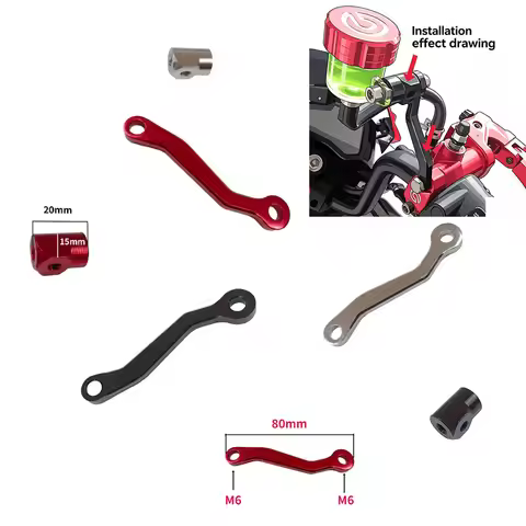 Universal CNC Aluminum Brake Reservoir Holder Mounting Bracket for Brembo Frando Adelin Radial Maste