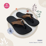 TRIBU NATION Aklan Brown Strap Hiking Outdoor Flip-Flops Size 11 Men Preloved