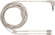Shure Earphone Replacement Cable for SE Sound Isolating Earphones with MMCX Connection Detachable Cables (SE215, SE315, SE425, SE535, SE846) - 46-inches Long, Clear (EAC46CLS)