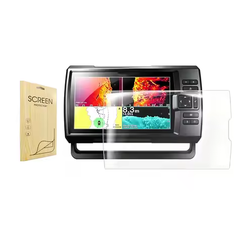HD Clear Anti-Scratch Screen Protector Shield Film for Garmin Striker Vivid 9sv 9‘’ Fishfinder Acces