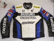 Suzuki鈴木機車服 藍色  摩托車騎行服