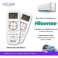 HISENSE AIR COND REMOTE CONTROL DG11L1 REMOTE AIR COND HISENSE DG11L1-02 , DG11L1-01 KAWALAN JAUH AI