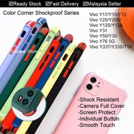 Vivo Y76 5G Y50 Y30 Y31 Y20 Y20S Y17 Y15 Y12 Y12S Y12a Color Corner Shockproof Phone Case Casing Cov
