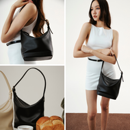 สินค้าพร้อมส่ง* CHNiiNiN - Hannam  the bag กระเป๋าสะพายหนังวัวแท้ หนังนิ่มมาก ทรงสวย *ได้แถมพวงกุญแจ