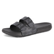 【ATTA】雙帶足弓均壓拖鞋-黑