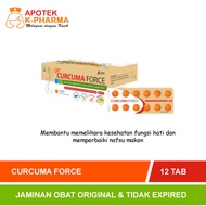 Curcuma Force Strip Isi 12 Tablet Obat Original Soho