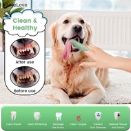 ADL Silicone Pet Dog Cat 360° Cleaning Finger Toothbrush Oral Cleaning Finger Cots Toothbrush Pet  C