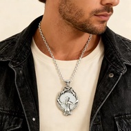 < Spiritual Dance Punk Pendant Stainless Steel Necklace > Tired Of Thousands Of All Jewelry?This Can