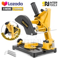 DELTON แท่นจับหินเจียรแบบสไลด์ แท่นจับหินเจียร ลูกหมู 4 นิ้ว ฐานเหล็กหล่อหนาพิเศษ (Cast Iron) แท่นจั