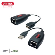 Unitek USB 1.1 Extension Converter Over Cat5e RJ45 LAN Adapter Up To 50M Support 12 Mbps or 1.5 Mbps