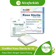 Onemed Sterile Gauze Box 16cmx16cm / Onemed Sterile Gauze