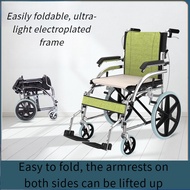 Collapsible Wheelchair Elderly Disabled Trolley Light Wheelchair Small Portable Travel Scooter for The Elderly
