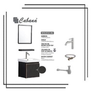 Cabana BFAL5161-NL Aluminium Basin Cabinet Set