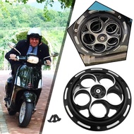 Motorcycle Fan Cover Motorcycle Cnc Aluminum Rotatable Guard Cooling Protective Fan Radiator A5i6