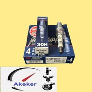 4PCS New NGK BKR9EIX 2669 Iridium lX Spark Plugs Fits For Toyota Honda Mazda Volvo Audi