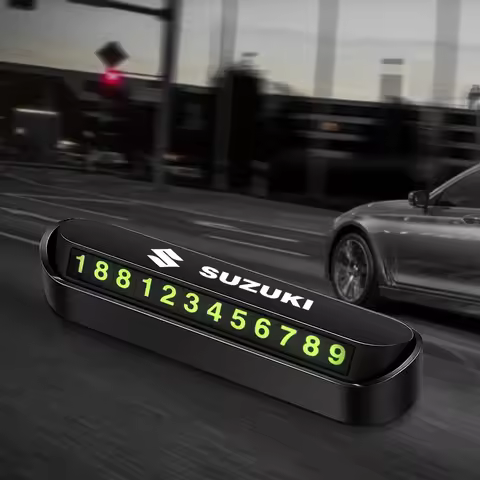 Car Temporary Parking Card Phone Number Card Plate For Suzuki Jimny Grand Vitara Sx4 Swift Alto car 