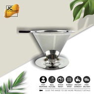 [[READY]] V60 STAINLESS STEEL Coffee DRIPPER | Metal COFFEE DRIPPER PAPERLESS - 01