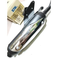 EJM Karisma/Passion/MZ Moskito STD Exhaust (BLACK)