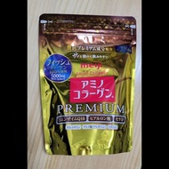 meiji premium amino collagen 日本製 膠原蛋白飲品，使用方法，加進任何冷/熱飲品，或單獨飲用，每次7g，淨重196g，最佳賞味期限：30/4/2026 優惠期至31/12/