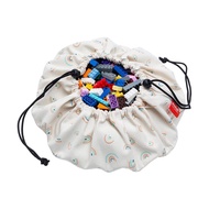 比利時 Play &amp; Go - 玩具整理袋-迷你繽紛彩虹-展開直徑 40cm/重量 220g