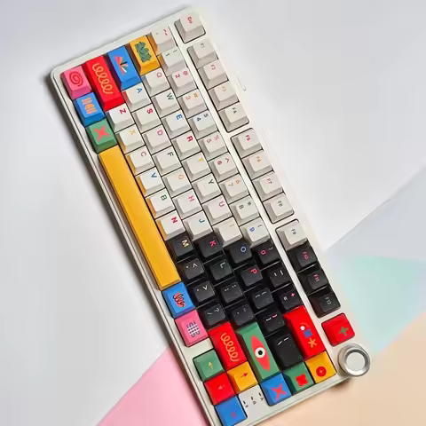 GMK Motif clone Keycaps PBT Material Cherry Profile 1.7mm Thick Dye Sub Mechanical Keyboard Keycaps