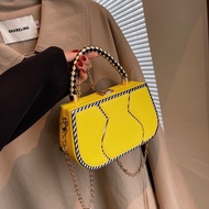 ۞♗Plaid Woven Portable Small Shoulder Bags For Women Purses Branded Style Handbags Pu Leather Ladies
